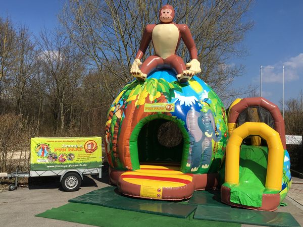Jungle Monkey Bounce House